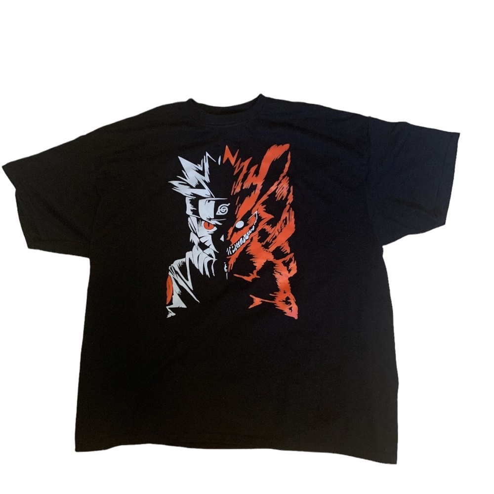 Naruto Shirt TShirt Mens Size XXL 2XL Black Anime